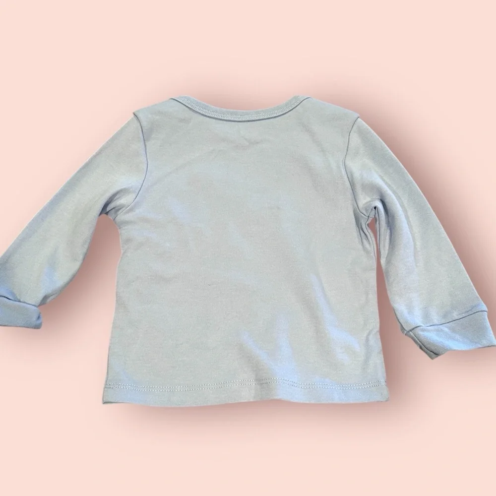 NWT Baby Nike Light Blue Baby Two-Piece Set with 'Just Do It' Graphic Size 9 Mon - Picture 9 of 9